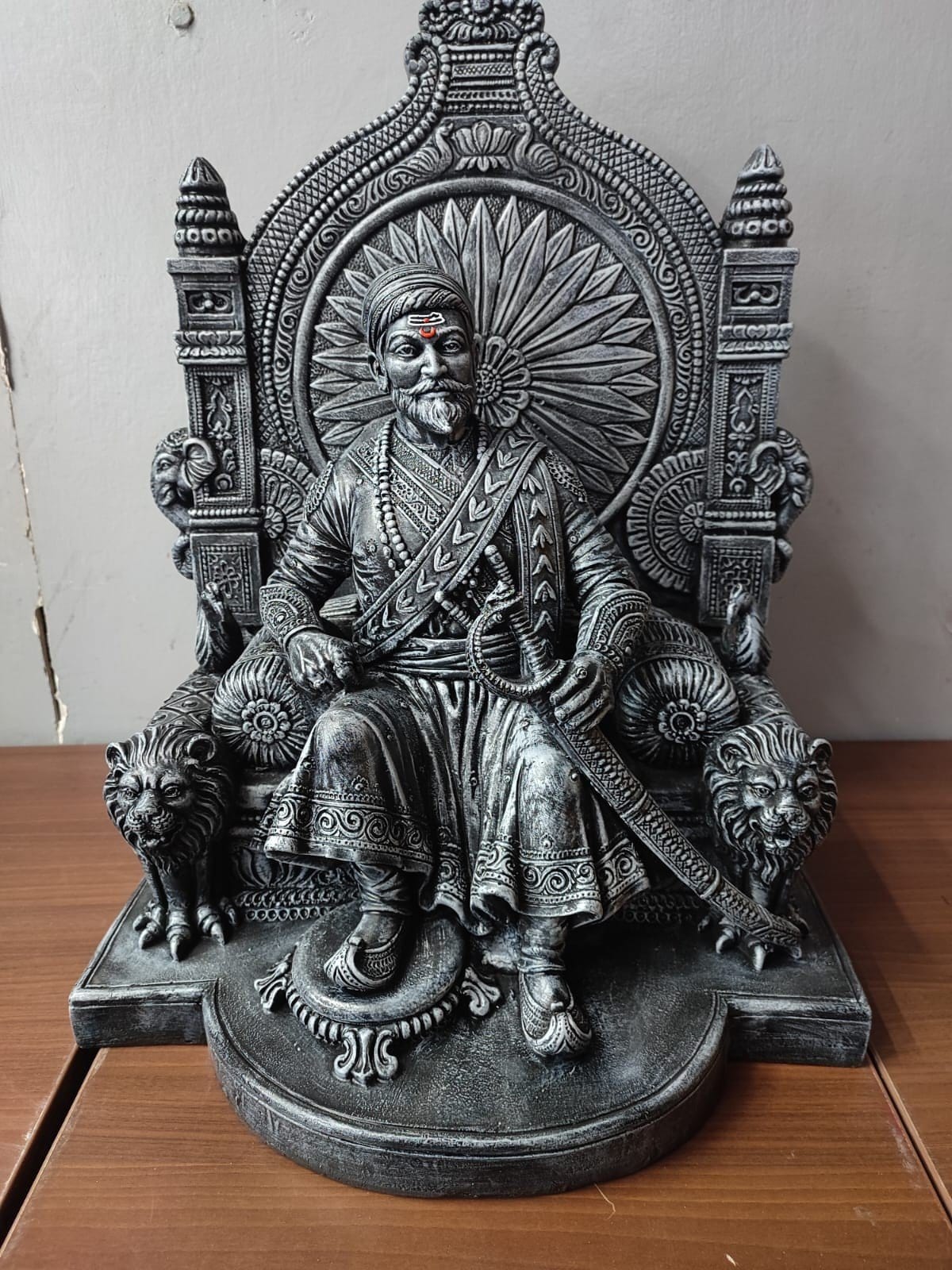 maharana pratap singhasan 3d model 5 inch